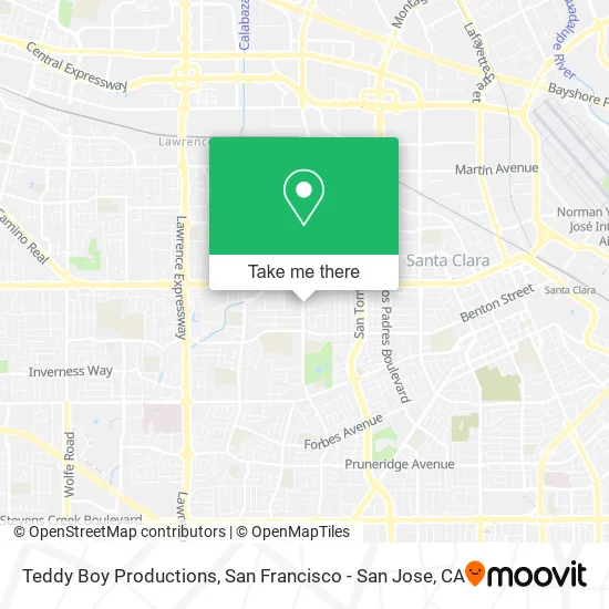 Teddy Boy Productions map