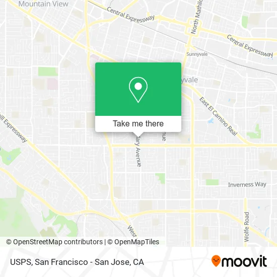 Mapa de USPS