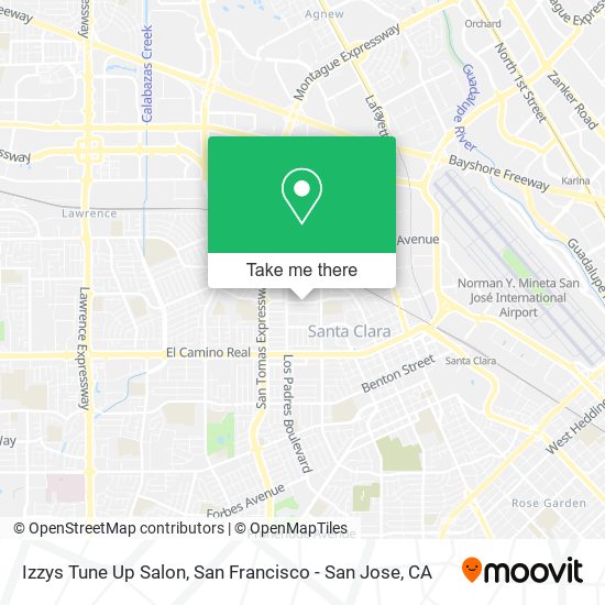 Mapa de Izzys Tune Up Salon