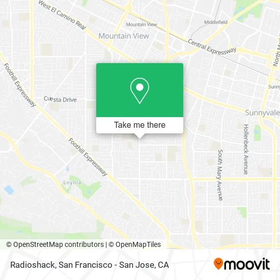 Mapa de Radioshack
