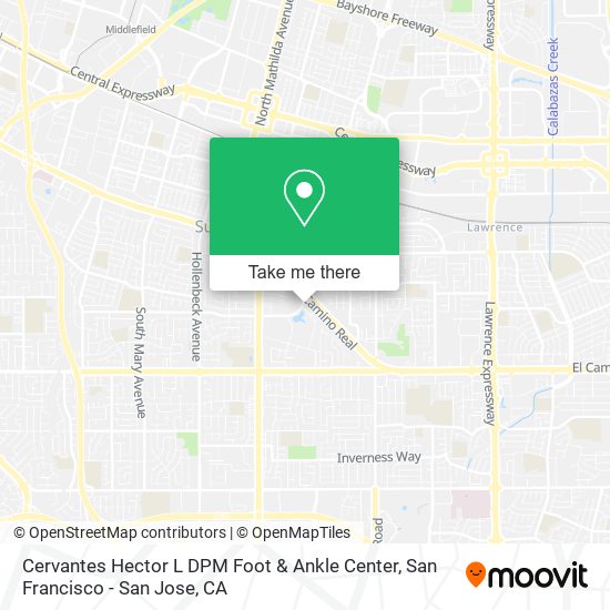 Cervantes Hector L DPM Foot & Ankle Center map