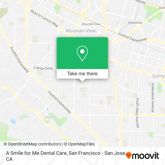 A Smile for Me Dental Care map