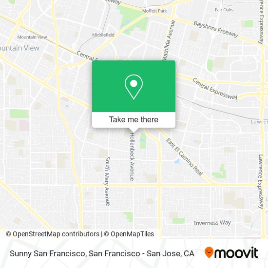 Sunny San Francisco map