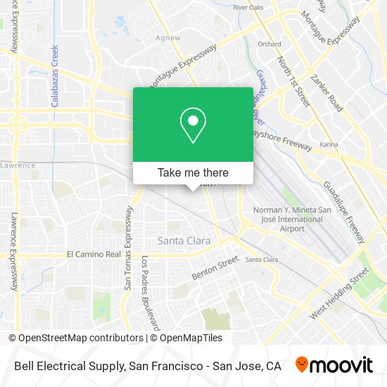 Bell Electrical Supply map