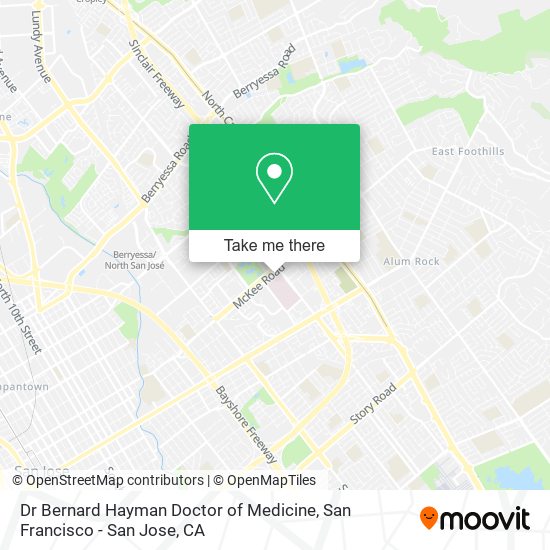 Dr Bernard Hayman Doctor of Medicine map
