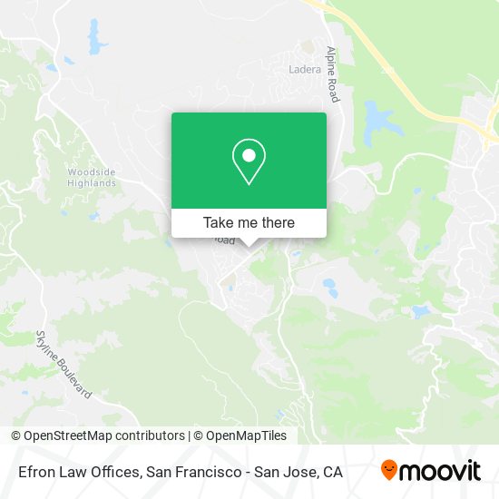 Efron Law Offices map