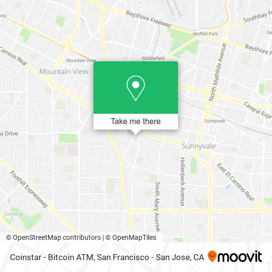 Coinstar - Bitcoin ATM map