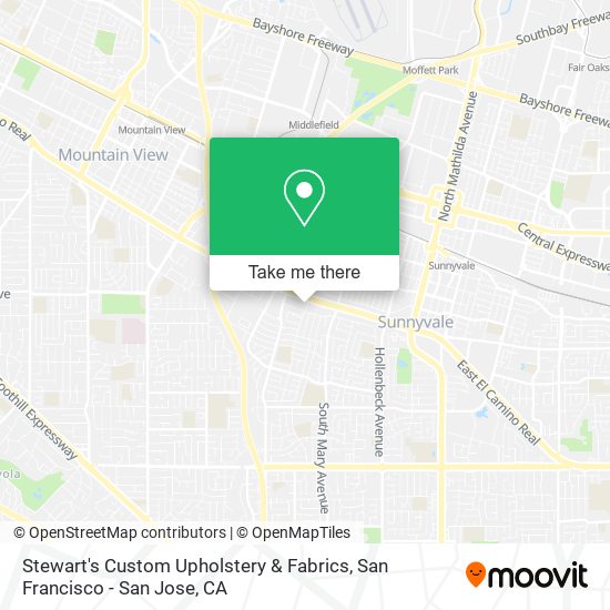 Stewart's Custom Upholstery & Fabrics map