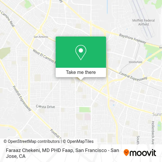 Faraaz Chekeni, MD PHD Faap map