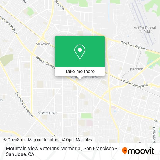 Mapa de Mountain View Veterans Memorial