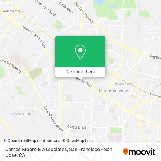 James Moore & Associates map
