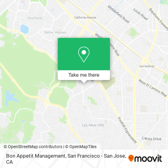 Bon Appetit Management map