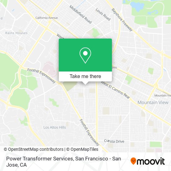Power Transformer Services map