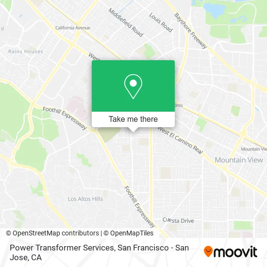 Power Transformer Services map