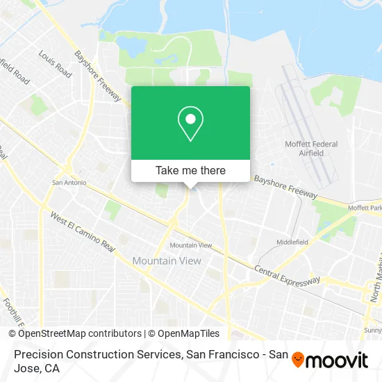 Precision Construction Services map