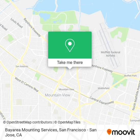 Bayarea Mounting Services map