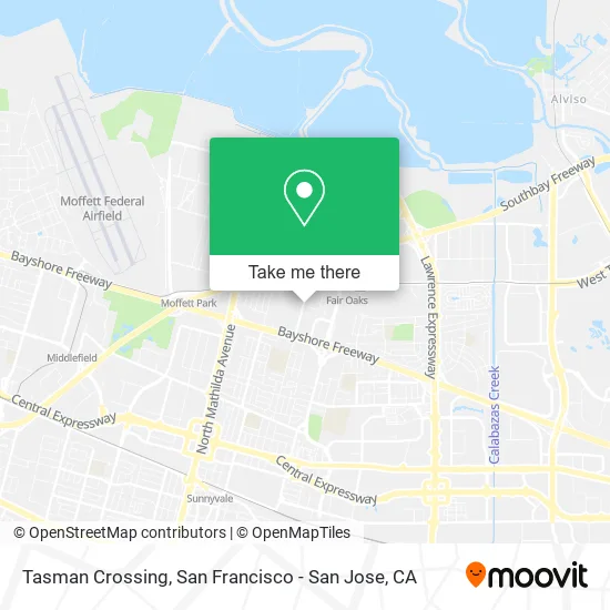 Mapa de Tasman Crossing