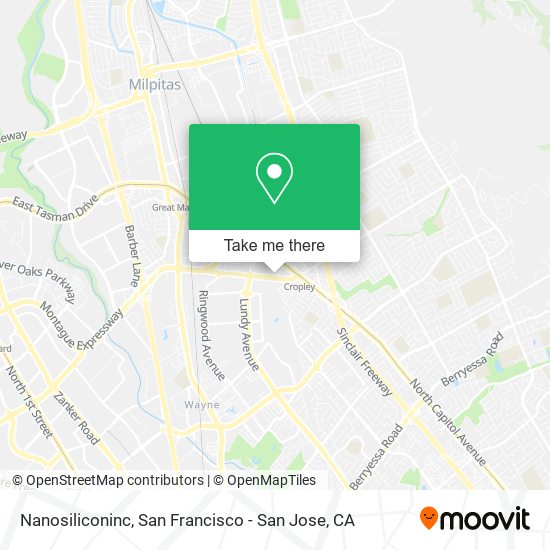 Nanosiliconinc map