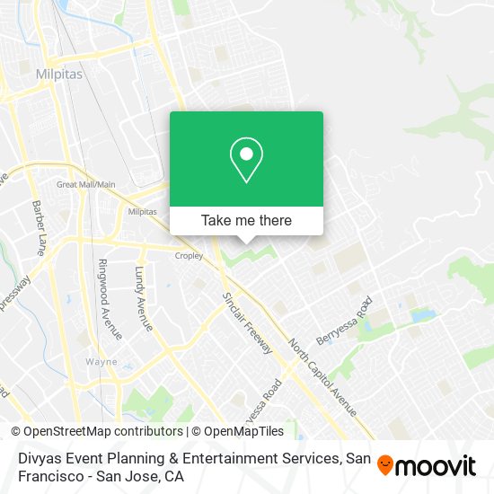 Divyas Event Planning & Entertainment Services map