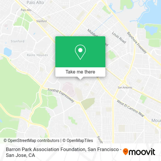 Barron Park Association Foundation map