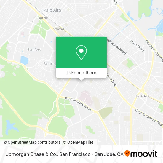 Jpmorgan Chase & Co. map