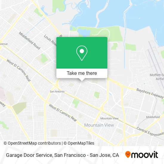 Garage Door Service map