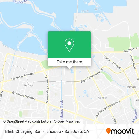 Mapa de Blink Charging