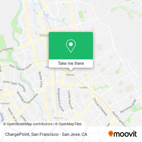 Mapa de ChargePoint