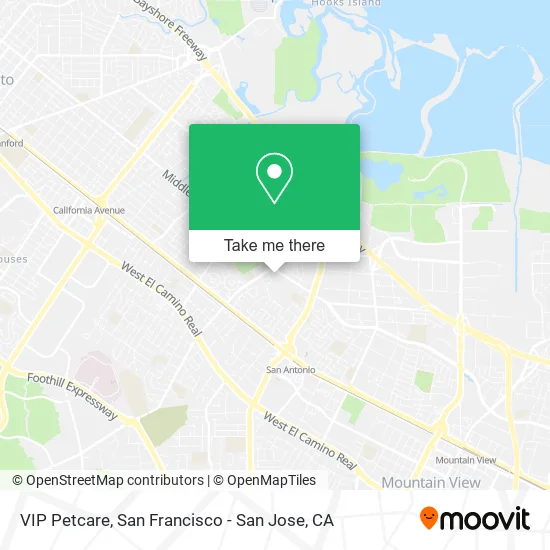 VIP Petcare map