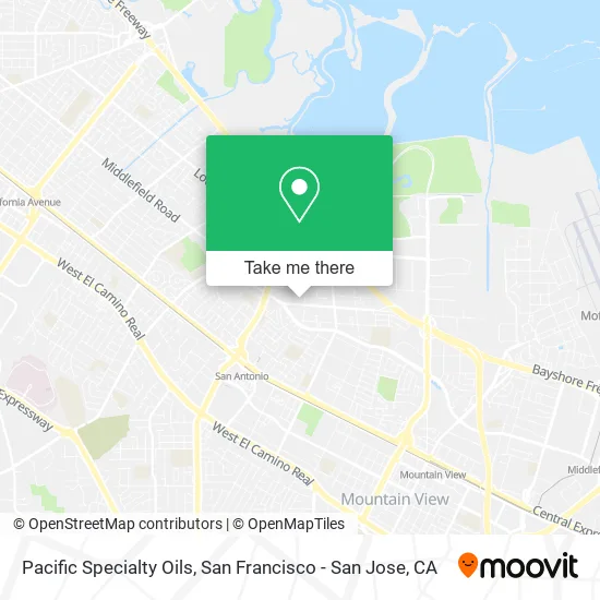 Mapa de Pacific Specialty Oils