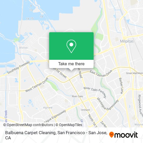 Balbuena Carpet Cleaning map