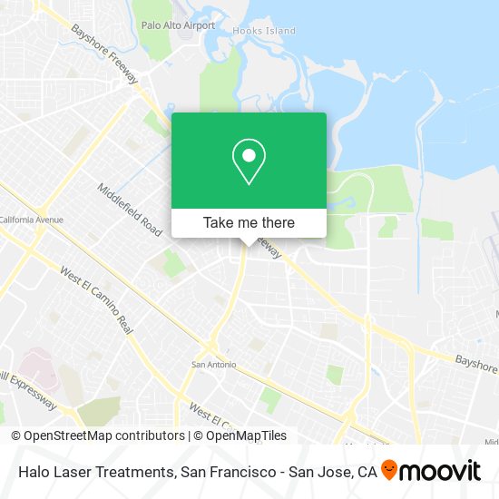 Halo Laser Treatments map