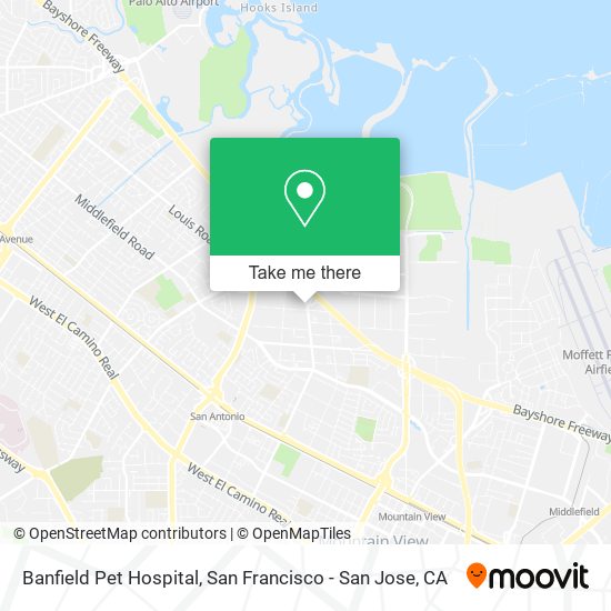 Mapa de Banfield Pet Hospital