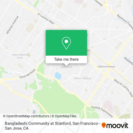 Mapa de Bangladeshi Community at Stanford