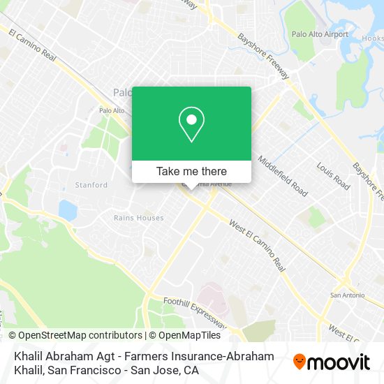 Khalil Abraham Agt - Farmers Insurance-Abraham Khalil map