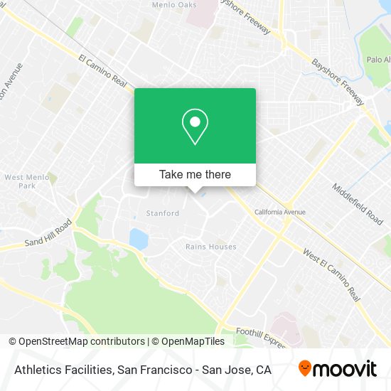 Mapa de Athletics Facilities