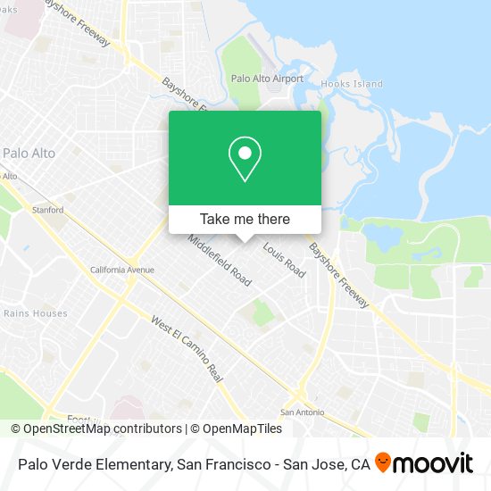 Palo Verde Elementary map