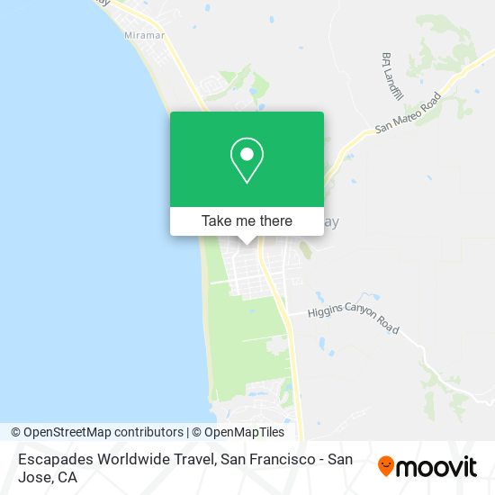 Escapades Worldwide Travel map