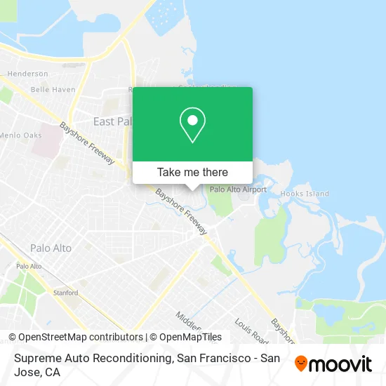 Mapa de Supreme Auto Reconditioning