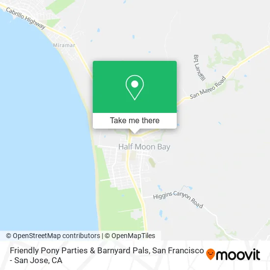 Friendly Pony Parties & Barnyard Pals map