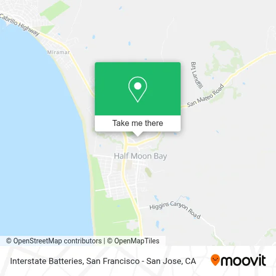 Interstate Batteries map
