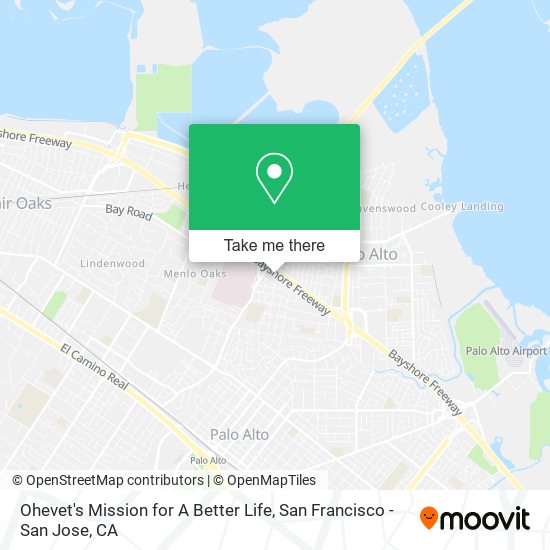 Ohevet's Mission for A Better Life map