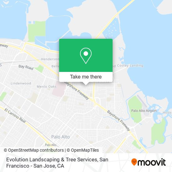 Evolution Landscaping & Tree Services map