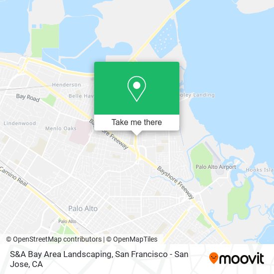 S&A Bay Area Landscaping map