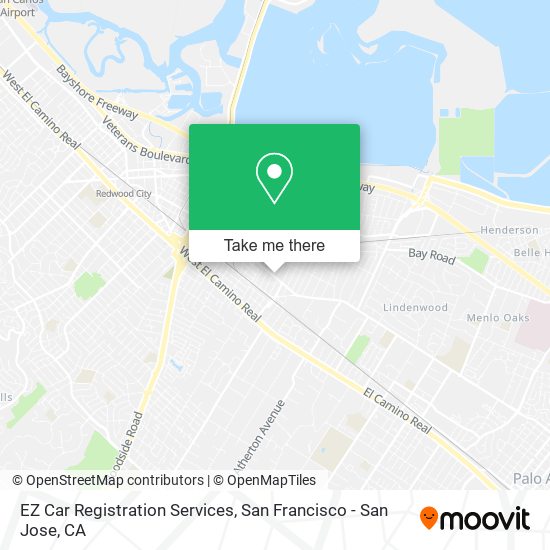 EZ Car Registration Services map