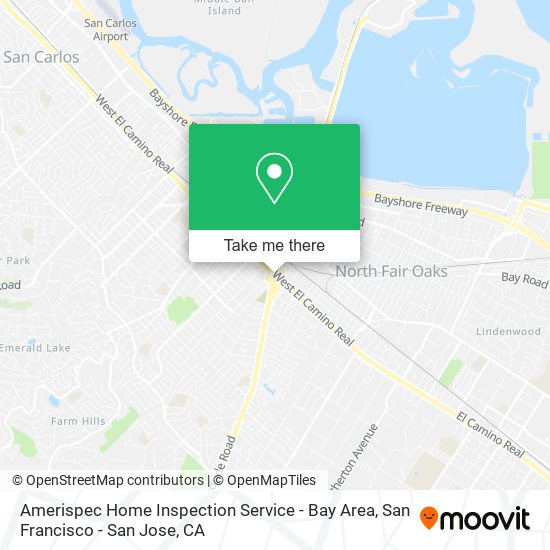 Amerispec Home Inspection Service - Bay Area map