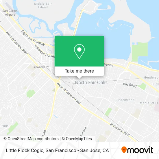 Little Flock Cogic map