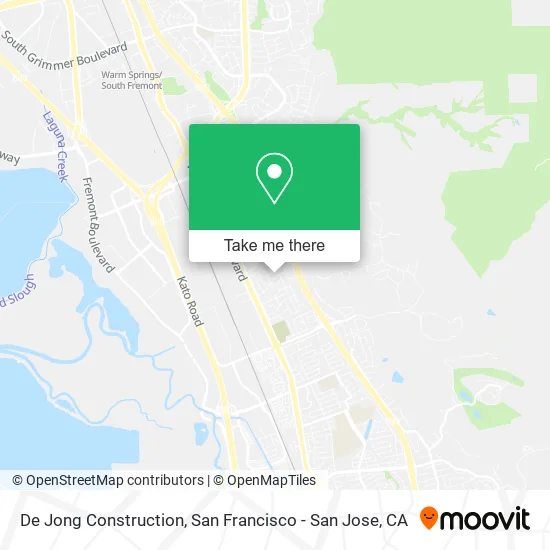 Mapa de De Jong Construction