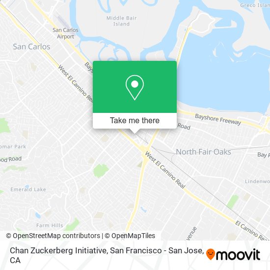 Mapa de Chan Zuckerberg Initiative