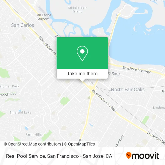 Mapa de Real Pool Service